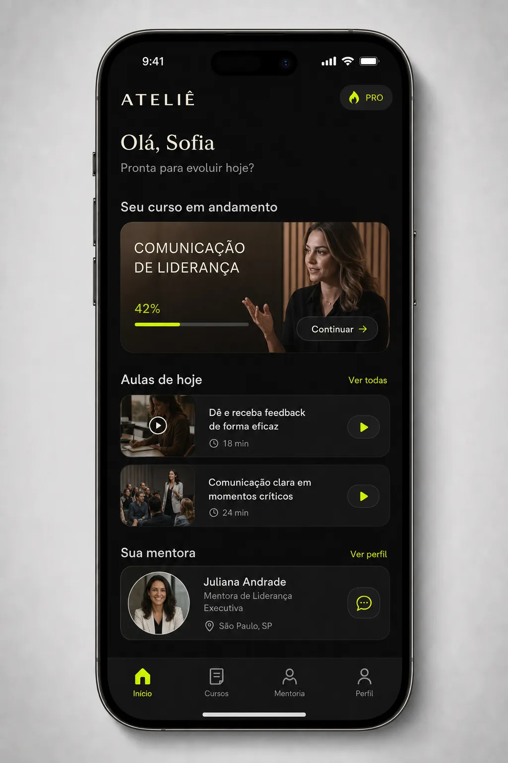 Atelie — Cursos e mentoria
