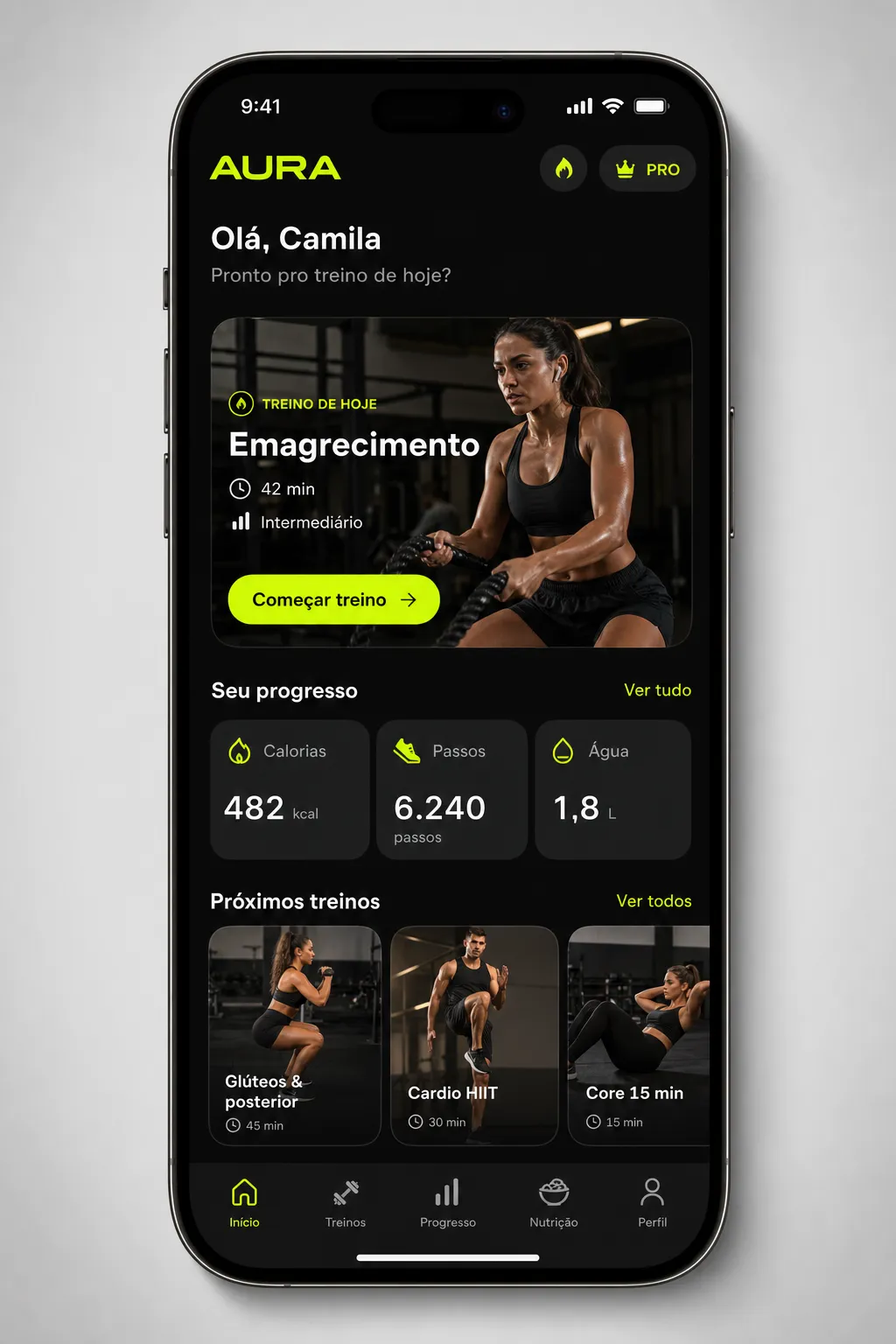 Aura — Fitness e emagrecimento