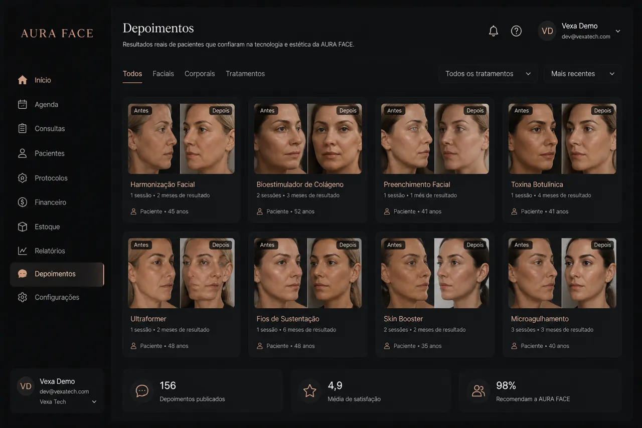 Aura Face — tela 2