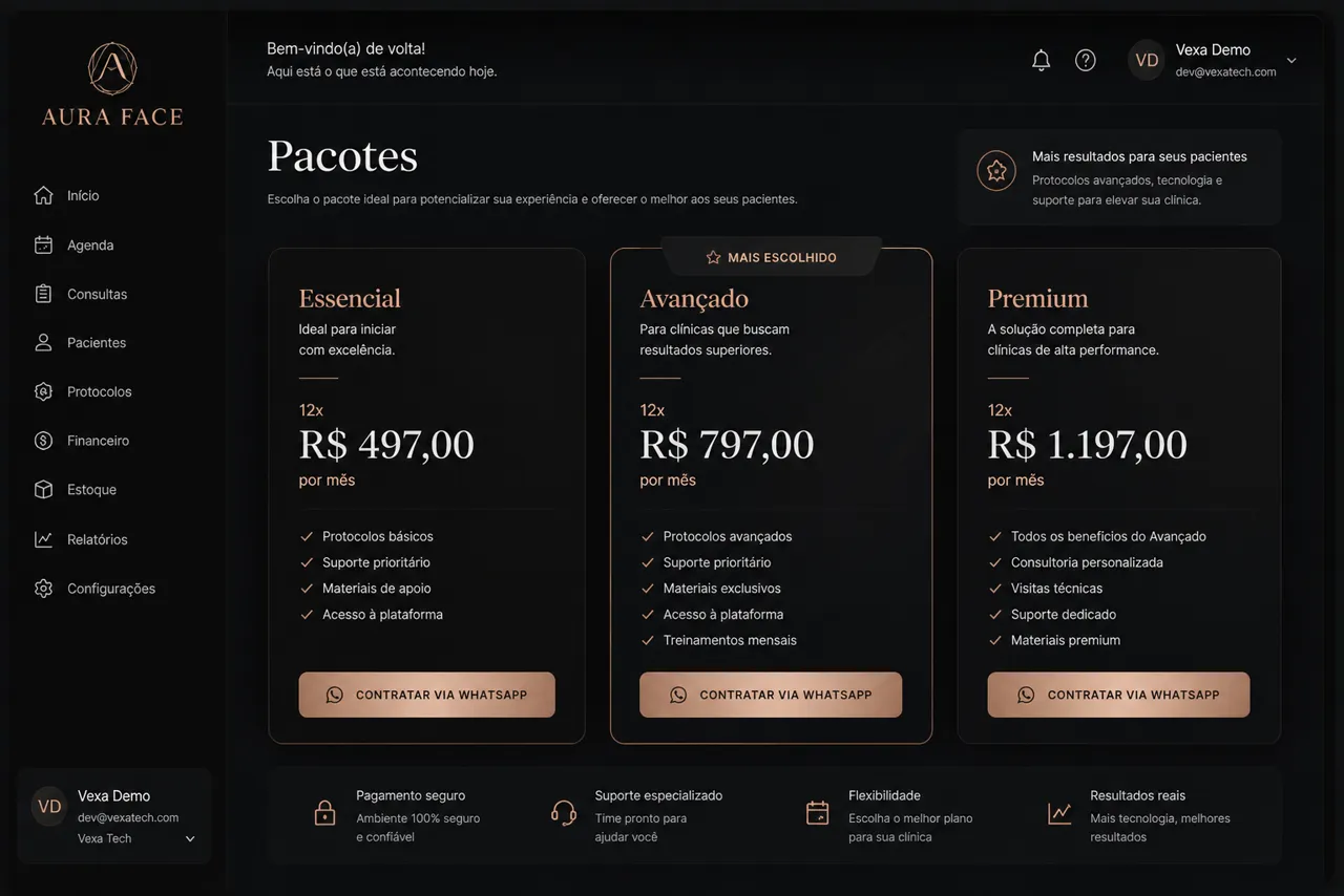 Aura Face — tela 3