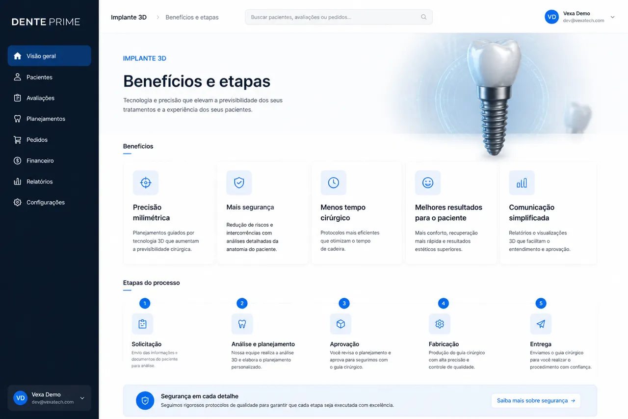 Dente Prime — tela 2